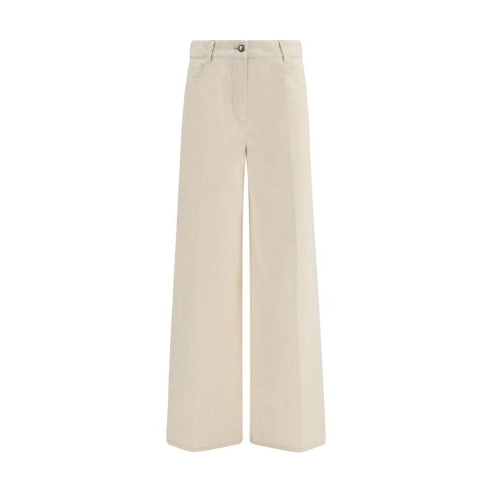 Forte_Forte White Cotton Jeans Women's Denim